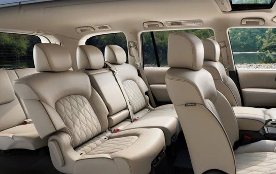 2023 Nissan Armada showing 8 seats | Ted Russell Nissan in Knoxville TN